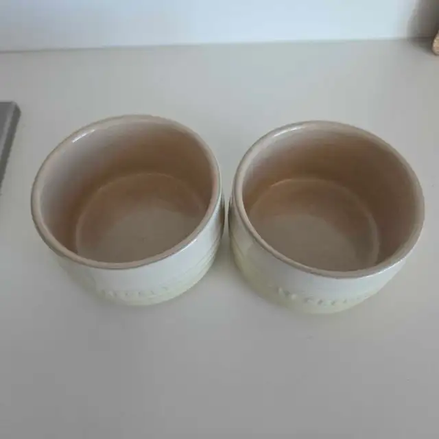 Le Creuset Pair of Two Mini Yellow Cocettes in Kitchen & Dining Wares in Calgary - Image 6