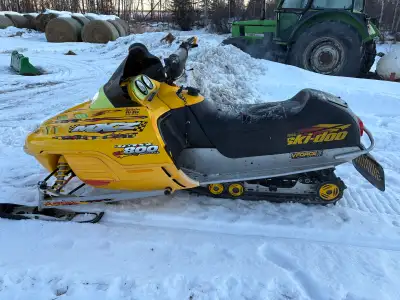 2001 mxz 800. selling because don’t have time to ride anymore, been out on it once this year and tha...