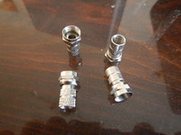 F-connectors for satellite dish, MLB, switches etc. brand new