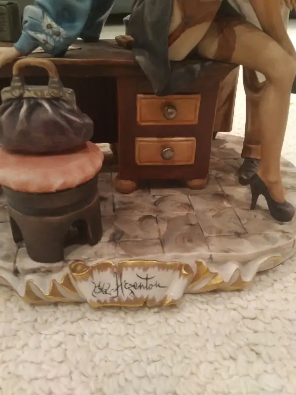 Capodimonte Enzo Arzenton: Risque doctor/patient in Arts & Collectibles in Markham / York Region - Image 4