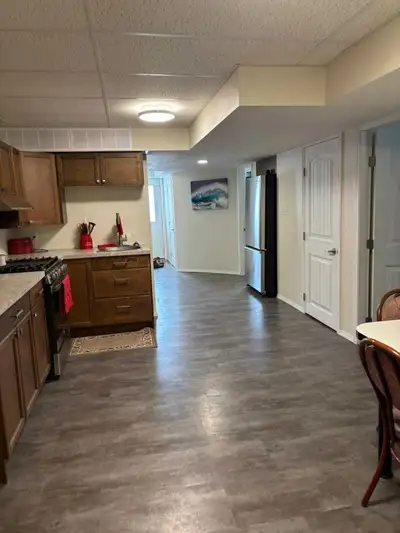 Two bedroom, one bath lower suite. Utilities included. Private laundry. Off street parking. No pets,...