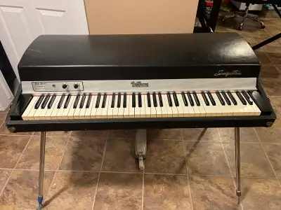 Selling my 1973 or 74 fender Rhodes stage piano. Overall in good shape. Could benefit from new felts...