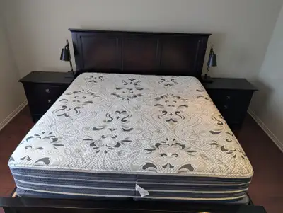 King Storage Bed with Side Tables, View more
