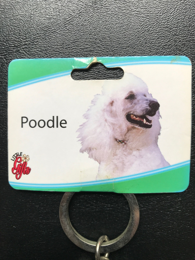 New. “Poodle” 3 D Metal Dog Keychain in Arts & Collectibles in Bedford