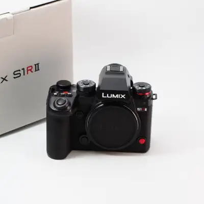 Openbox Panasonic Lumix S1R Mark II Price: $3950 +tax Includes one year warranty. Shipping Options:...