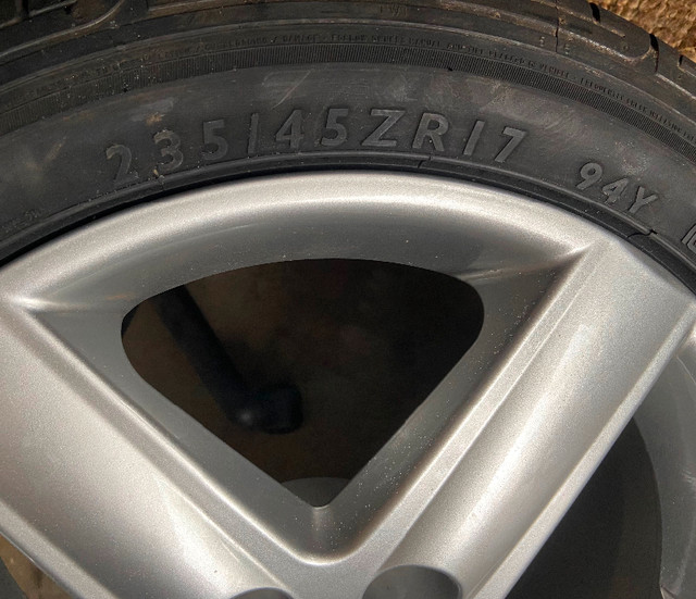 AUDI - VOLKSWAGEN  ALU-WHEELS AND TIRE in Tires & Rims in Hamilton - Image 2