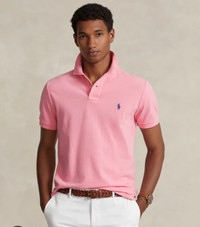 Polo Ralph Lauren golf shirt men’s medium - brand new - pink