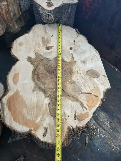 Located in oshawa. Great for table tops. Coffee tables. Maple slabs. $50/1 PC $75/2 PC $100/3 PC 3 P...