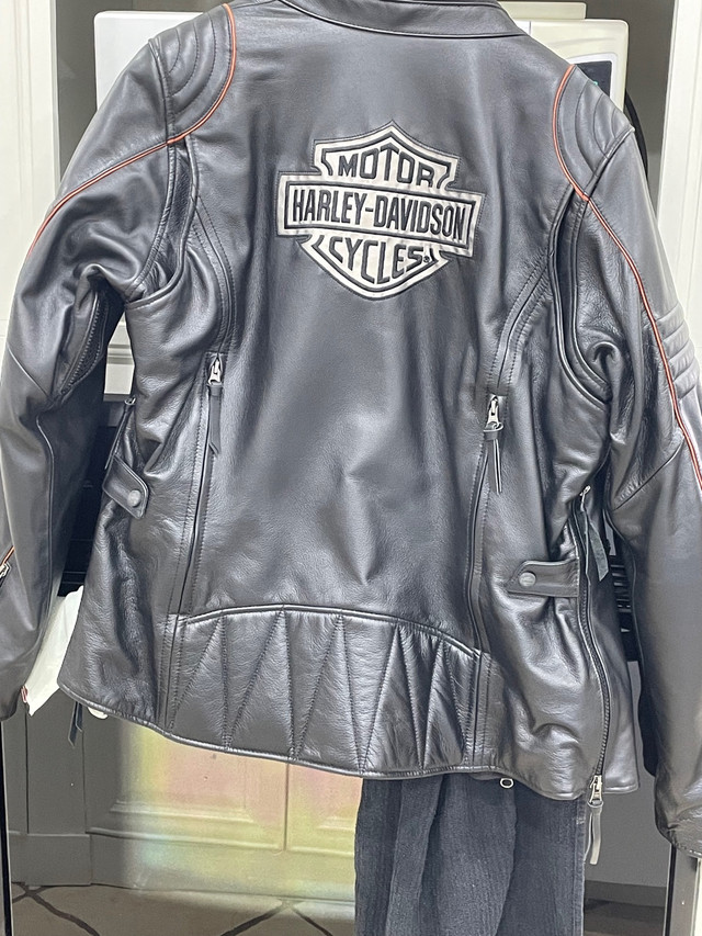 Manteau cuir Harley Davidson  dans Femmes - Hauts et vêtements d'extérieur  à Laval/Rive Nord