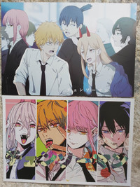 Chainsaw Man laminate anime posters 