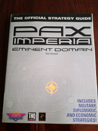 Vintage Pax Imperia strategy guide 1997pc game THQ games