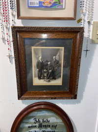 Cool antique picture and frame