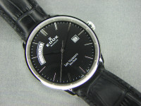 New in box - Edox Les Vauberts 83007 Day-Date Automatic Watch