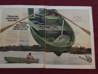 «Fishing boats used to be pretty much alike. Until Sears and a marine engineer came up with this new...