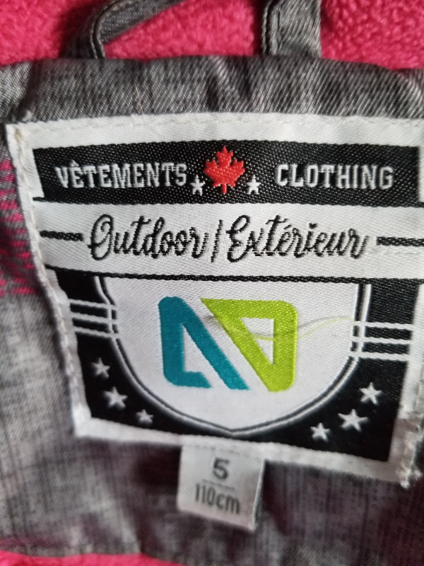 Habit de neige fille NANO- 5 ans in Kids & Youth in Longueuil / South Shore - Image 6