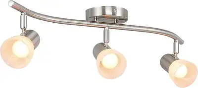 XiNBEi Lighting Track Lighting, 3 Light Wave Track Light, View more