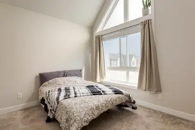 We have a gorgeous upstairs master bedroom, private bathroom, furnished. Located in a quiet, peacefu...