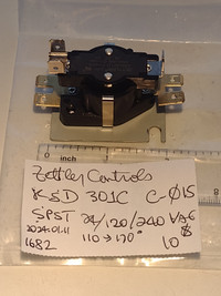 Zettler Controls KSD301C C-015 Time Delay Relay & Sequencer SPST