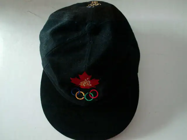 1996 ATLANTA OLYMPICS LOGO COLLECTABLE BLACK CAP63417636643329122
