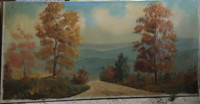 "FALL" PAINTING ON CANVAS