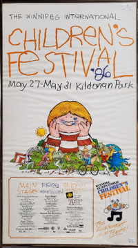 Poster for 1986 Winnipeg International Children’s Festival