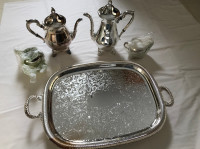 Silver Plate Tea and Coffee Set