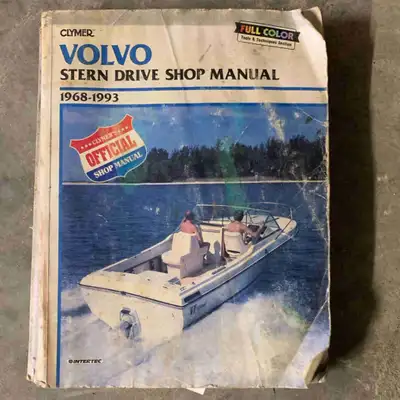 Shop manual for Volvo outdrive