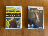 *NEW Factory Sealed* WII Goldeneye and Amazing Race