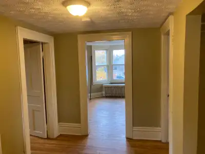 Located in downtown and convenient to everything. Newly renovated. Rent includes heat/water. No pets...