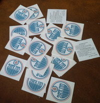 24 Edmonton Oilers Tattoos, 2" x 2", Get all 24 for $15.