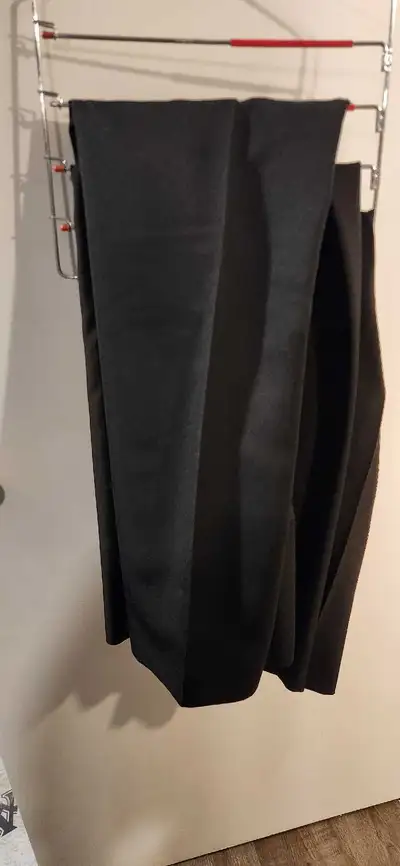 3 pairs of men's black pants, View more