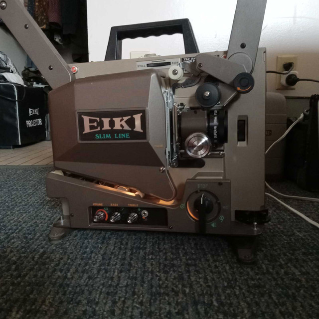 16mm movie projector with sound. Eiki Slim Line,  working.  in Cameras & Camcorders in Edmonton - Image 2