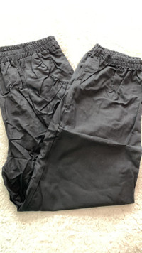 NEW Blvb Women's Cotton Linen Cargo Pants, XL, Black