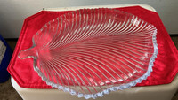  Glass, Charcuterie / serving plate