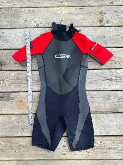 Crewsaver Celsius CSR Shorty wetsuit - child's 152cm - see photo with ruler to estimate size Shorty...