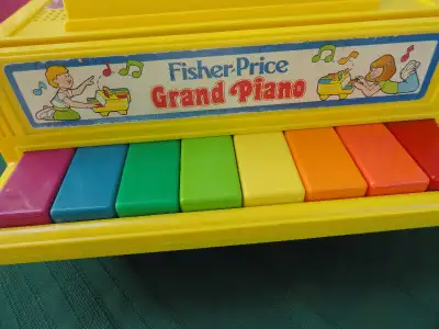 FISHER PRICE GRAND PIANO  VINTAGE 1986   #2201, View more