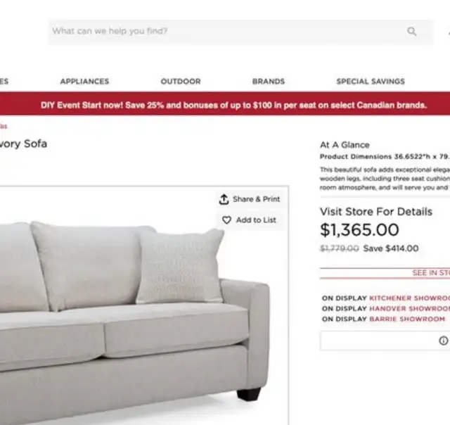 decor rest in Couches & Futons in Norfolk County - Image 3