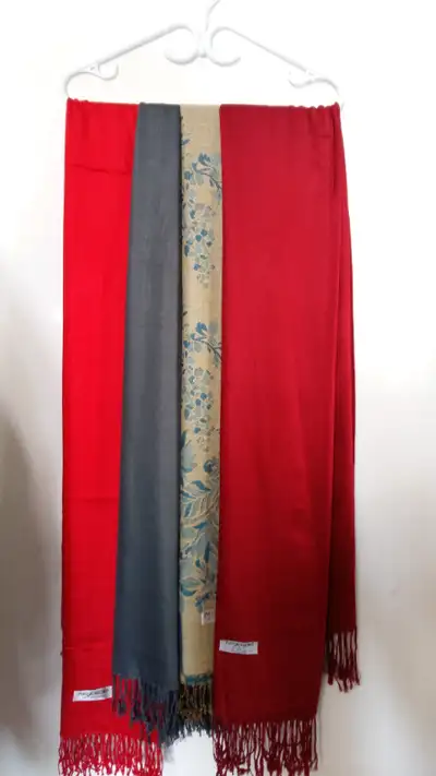 100% Pashmina Shawls, View more