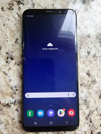 Samsung Galaxy S8 crack working good , View more