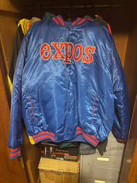 XXL Montreal Expos Cooperstown  Varsity Jacket For Sale