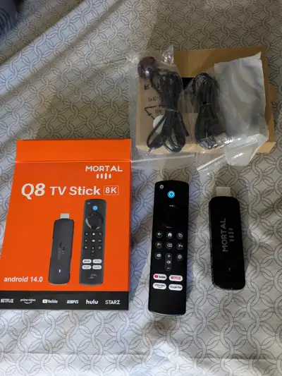 Mortal Smart TV Stick Full HD Android 14.0 Q8 Allwin H313 WIFI6, View more