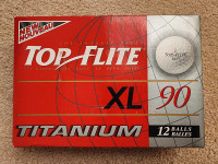 TOP FLITE XL 90 TITANIUM GOLF BALLS 
