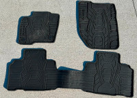 FLOOR MATS, RUBBER, ALL WEATHER, WINTER, FORD EDGE 2015-2024