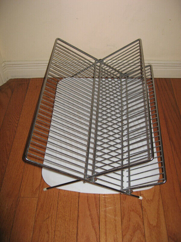 Dish Drying Rack, Stainless Steel /Glass Kitchen Accessories in Kitchen & Dining Wares in City of Toronto