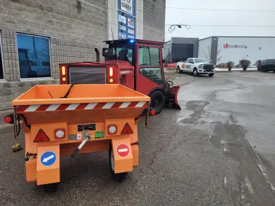 Product Overview — RAS Tow Spreader for De-icing Model: RAS 2400 Towable De-icing Spreader (Dry Mate...