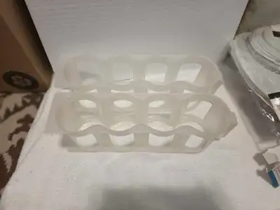 2 White Plastic Inserts for cans, View more