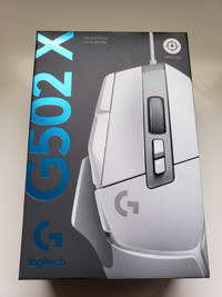 Logitech G502 X 25000 DPI Optical Wired Gaming Mouse - White