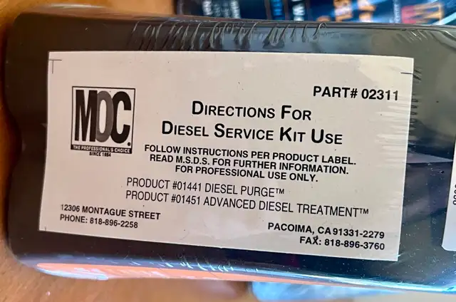 MOC Professional Diesel Treatment & Injector Flush Kit in Other in Belleville - Image 3