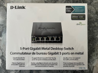 D-Link DGS-105 5-Port Gigabit Metal Desktop Switch