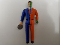 DC Comics Super Heroes Figure Two Face Coin Flipping Action 1990